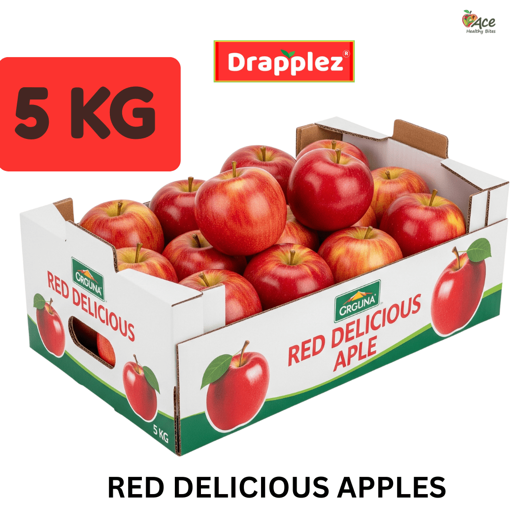 Red Delicious Apple Box 5 Kg - Drapplez Apple Chips