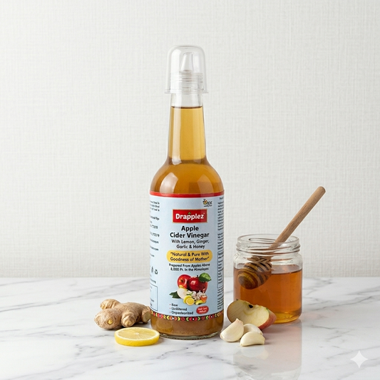 ACV with Honey Lemon Ginger Garlic - Natural Wellness Blend