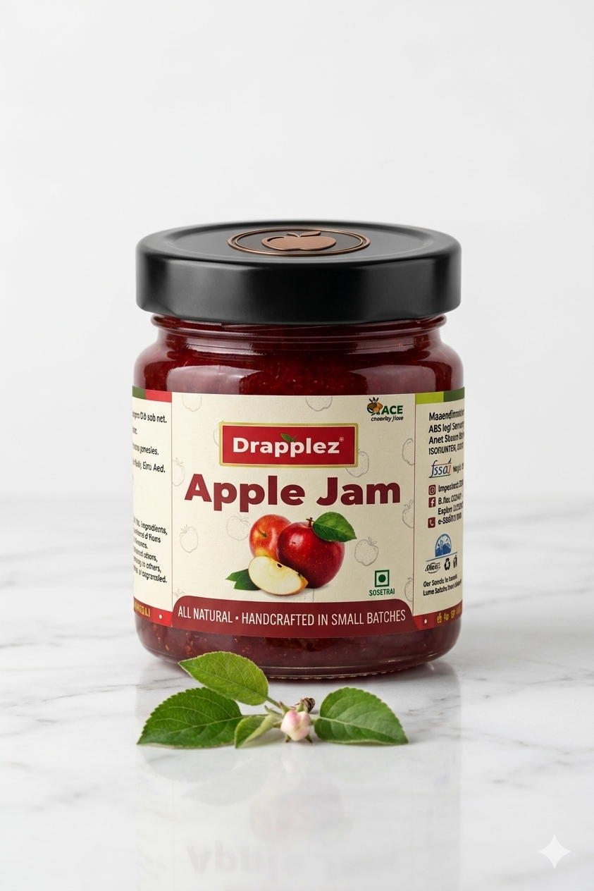 Apple Jam - Deliciously Sweet and Natural Homemade Spread