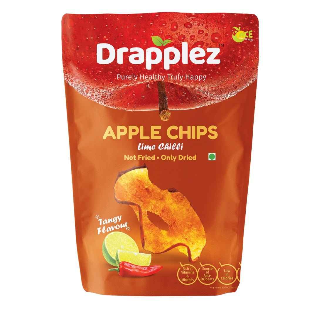 Apple Chips Tangy Lime Chilli - Lemony Snack Delight