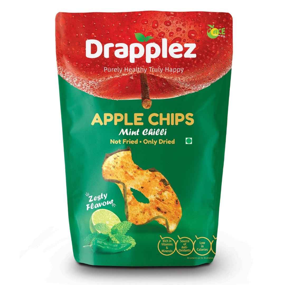 Apple Chips Zesty Mint Chilli  – Crunchy and Flavorful Snack
