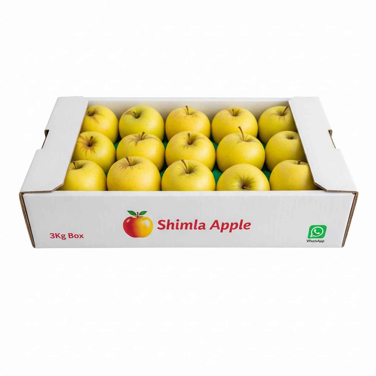 Golden Apple Box 3 Kg - Premium Quality Apples Delivered Fresh