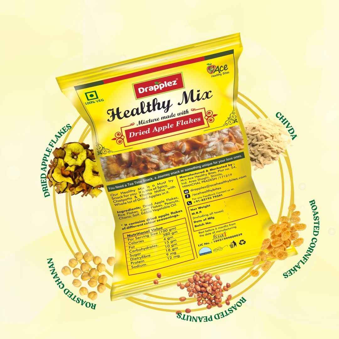 Healthy Mix with Dried Apple Flakes - Nutritious Snack Option